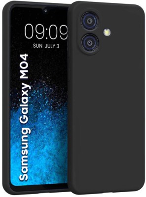 AKSP Back Cover for Samsung Galaxy M04 Slim Fit Protective Design(Black, Flexible, Pack of: 1)
