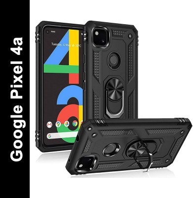 ROSALINE Back Cover for Google Pixel 4a(Black, Shock Proof, Pack of: 1)