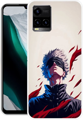 Dimora Back Cover for vivo Y21G, V2152, Satoru Gojo, Jujutsu Kaisen, Anime(Black, Flexible, Silicon, Pack of: 1)