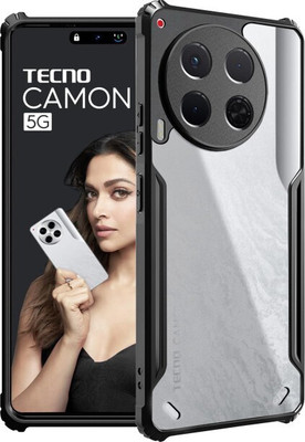 SAPCASE Back Cover for Tecno Camon 30 5G(Black, Grip Case, Pack of: 1)