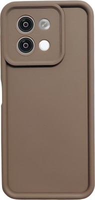 SCALEBEE Back Cover for Vivo Y58 5G | Vivo Y38 Soft Silicone Anti Shock Scratch Proof Slim Protection Phone Case(Brown, Flexible, Silicon, Pack of: 1)