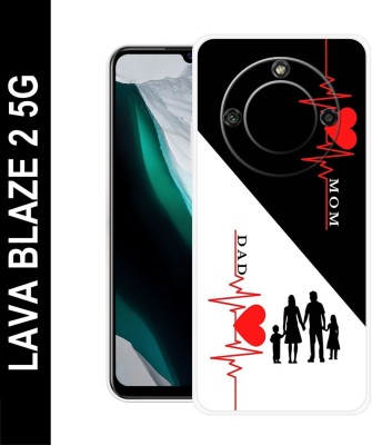 SKYBRUFAN Back Cover for Lava Blaze 2 5G(Multicolor, Flexible, Silicon, Pack of: 1)