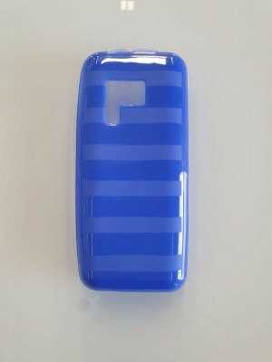 GI PRODUCTS Back Cover for Nokia 222(Blue, Silicon, Pack of: 1)