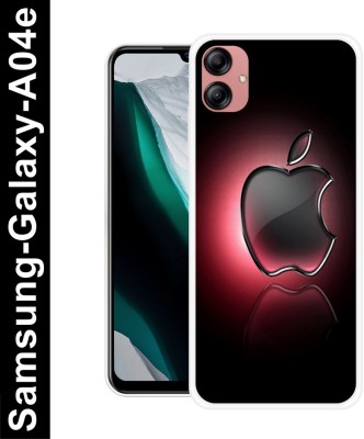 TMPBAGRU Back Cover for Samsung Galaxy A04e ( APPLE LOGO,APPLE PRINT,IPHONE) PRINTED BACK COVER(Multicolor, Flexible, Silicon, Pack of: 1)