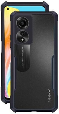 aadhvik Back Cover for Oppo A78 4G(Black, Flexible, Pack of: 1)