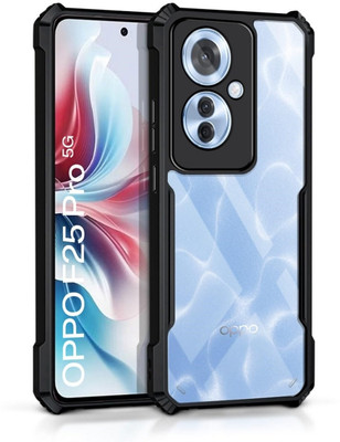 BESTTALK Back Cover for OPPO F25 Pro 5G(Black, Shock Proof, Pack of: 1)