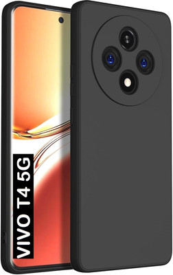 caseunik Back Cover for Vivo T4 5G(Black, Dual Protection, Pack of: 1)