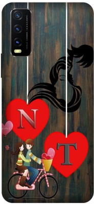 ORBIQE Back Cover for Vivo Y20T NT, N LOVE T, T LOVE N, N LETTER, T LETTER, NT NAME(Multicolor, Dual Protection, Pack of: 1)