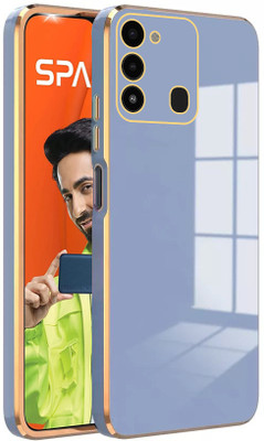 Wowcase Back Cover for Tecno Spark Go 2022(Blue, Camera Bump Protector, Silicon, Pack of: 1)