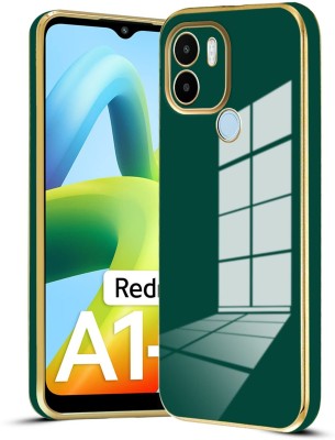 Accesories Legacy Back Cover for Poco C50 /Redmi A1 Plus Back Cover | Gold Electroplating 6D Chrome(Green, Dual Protection, Pack of: 1)