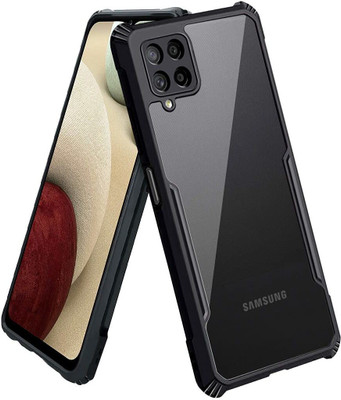 SoftTech Back Cover for Samsung Galaxy M32 4G(Black, Shock Proof, Pack of: 1)
