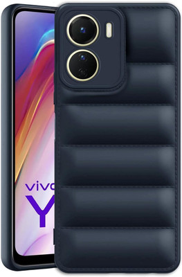 Micvir Back Cover for Vivo Y16 5G(Blue, Camera Bump Protector, Pack of: 1)