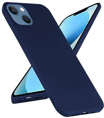 LAMIYANA Back Cover for Apple Iphone 14Plus(Blue, Silicon, Pack of: 1)