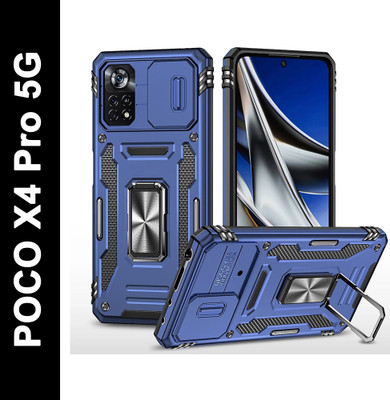 Vikeko Back Cover for POCO X4 Pro 5G(Blue, Shock Proof, Pack of: 1)
