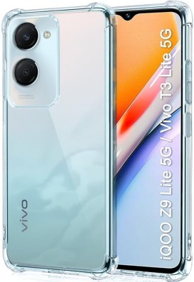 Mobile Case Cover Back Cover for iQOO Z9 Lite 5G / Vivo Y18 / Vivo Y03 / Vivo Y18e / Vivo T3 Lite 5G(Transparent, Camera Bump Protector, Pack of: 1)