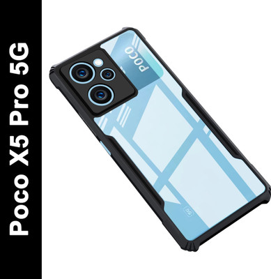CEDO XPRO Back Cover for Poco X5 Pro 5G(Black, Dual Protection, Pack of: 1)