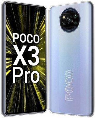 ChutPutMart Back Cover for Ultra Clear Soft Case Poco X3 Pro(Transparent, Camera Bump Protector, Silicon, Pack of: 1)