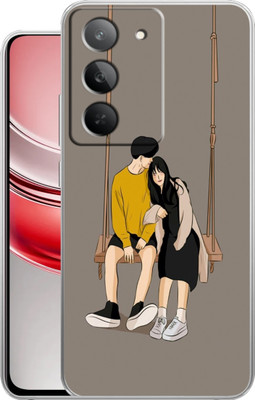 omnmo Back Cover for Oppo Realme 14X 5G(Multicolor, Dual Protection, Silicon, Pack of: 1)