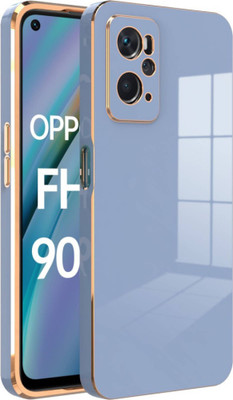 SYOTT Back Cover for OPPO K10 4G, NOT FOR OPPO K10 5G(Blue, Gold, Camera Bump Protector, Silicon, Pack of: 1)