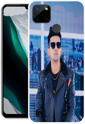 DUGGA Back Cover for realme C21Y, RMX3261, JASS, MANAK, PUNJABI, SINGER(Blue, Flexible, Silicon, Pack of: 1)
