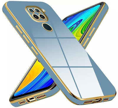 Mystry Box Back Cover for Redmi Note 9(Blue, Shock Proof, Silicon, Pack of: 1)