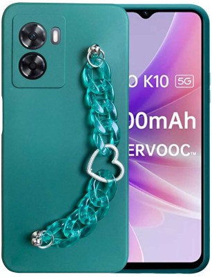 redmonkk Back Cover for Oppo K10 5G, Oppo A57 5G, Realme Narzo 50 5G(Blue, Dual Protection, Silicon, Pack of: 1)