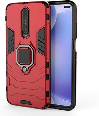 KrKis Back Cover for POCO X2(Red, Shock Proof, Pack of: 1)
