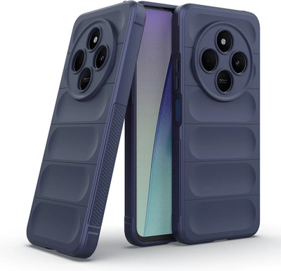 Casotec Back Cover for REDMI A4 5G, Mi Redmi 14C 5G, Mi Redmi 14R 5G, realme C75 5G, POCO M7 5G, POCO M7 5G(Blue, Silicon, Pack of: 1)