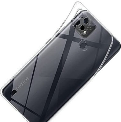Kosher Traders Back Cover for REALME C12(Transparent, Flexible, Silicon)