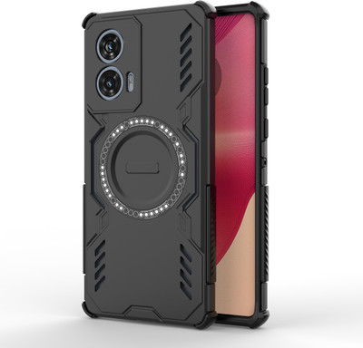 KartV Back Cover for MOTOROLA Edge 50 Fusion(Black, Camera Bump Protector, Pack of: 1)