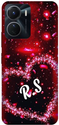 3D U PRINT Back Cover for VIVO T2X 5G,V2253,RS,R LOVE S,RS NAME,RS LETTER,RS ALPHABET(Red, Hard Case, Pack of: 1)