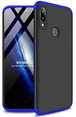 AKSP Back Cover for 360 Degree Protection Hybrid Hard Bumper Redmi Note 7(Blue, Black, Blue, Dual Protection, Pack of: 1)