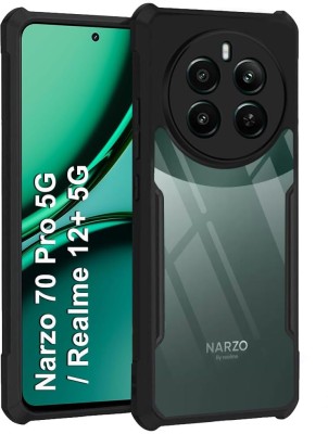mCase Back Cover for Realme Narzo 70 Pro 5G(Black, Shock Proof, Pack of: 1)