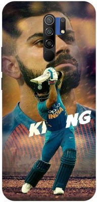 DIKRO Back Cover for REDMI 9 Prime, VIRAT, KOHLI, INDIAN, PLAYER, RCB(Blue, Hard Case, Pack of: 1)