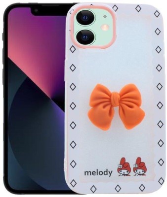 Mystry Box Back Cover for iphone 13 Pro Max(Orange, Ribbon Case, Silicon, Pack of: 1)