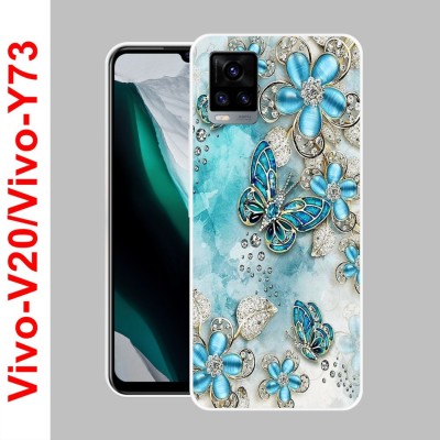 Yuphoria Back Cover for Vivo V20(Multicolor, Silicon)