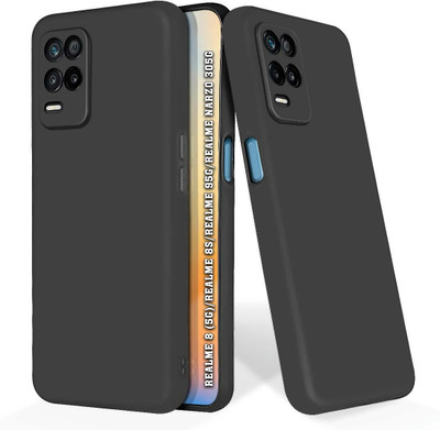 printwhiz Back Cover for Realme 8 5G, Realme 8s 5G, Realme Narzo 30 5G,Realme 9 5G(Black)