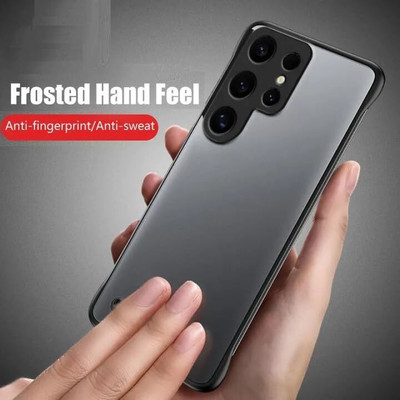 MOBIDEER Back Cover for Samsung Galaxy S24 Ultra 5G, Shock Proof Ultra Slim Frameless(Black, Shock Proof, Pack of: 1)