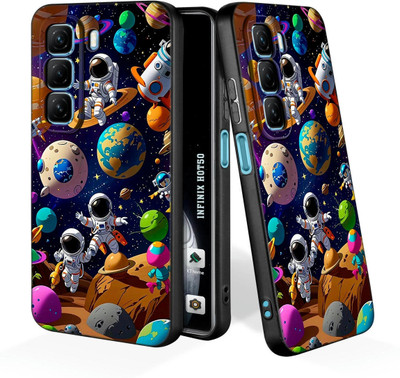 CLASSYPRINT Back Cover for Infinix Hot 50 5G(Black)