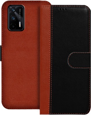 GLOBAL NOMAD Back Cover for Realme X7 Max, Realme X7 Max 5G, realme GT 5G(Black, Brown, Dual Protection, Pack of: 1)