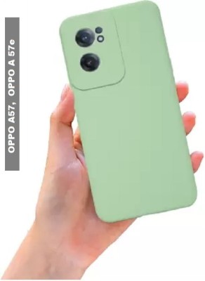 Wellchoice Back Cover for Oppo A57(Green, Shock Proof, Silicon, Pack of: 1)