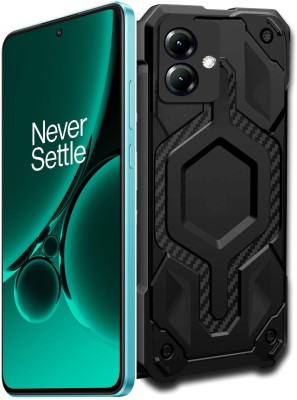 Icod9 Back Cover for OnePlus Nord CE 3, Exclusive Plain Hybrid Defender Shockproof Case With Camera Protection(Black, Silicon, Pack of: 1)