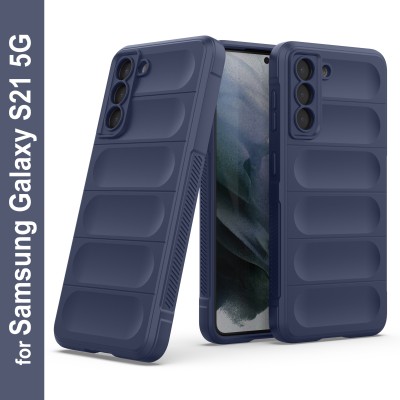 GLOBAL NOMAD Back Cover for Samsung Galaxy S21(Blue, Grip Case, Silicon, Pack of: 1)