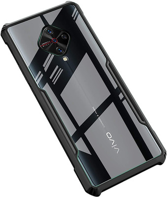 COVERHEAD Back Cover for Back Cover for VIVO S1 PRO -1920 Shockproof Phone Cover for VIVO S1 PRO -1920(Black, Camera Bump Protector)