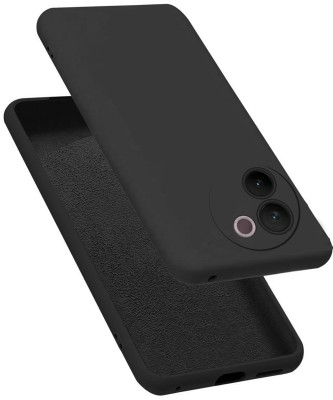 Micvir Back Cover for Vivo V30e 5G(Black, Dual Protection, Silicon, Pack of: 1)