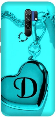 VS PRINT LINK Back Cover for Redmi 9 Prime , M2004J191 , D letter,D name D word , Printed Back Cover(Blue, Hard Case, Pack of: 1)