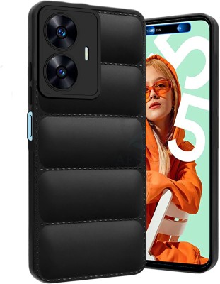 AESTMO Back Cover for Realme C55, Realme Narzo N55(Black, Dual Protection, Pack of: 1)