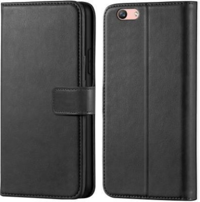 ExclusivePlus Flip Cover for Oppo F1s(Black, Dual Protection, Pack of: 1)