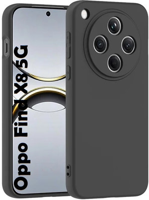 Aaralhub Back Cover for OPPO Find X8 5G(Black, Camera Bump Protector, Pack of: 1)