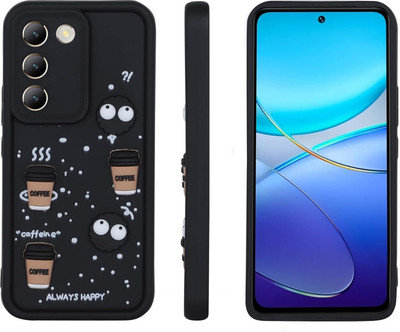 Seetu Back Cover for Vivo Y200E / T3 5G(Black)